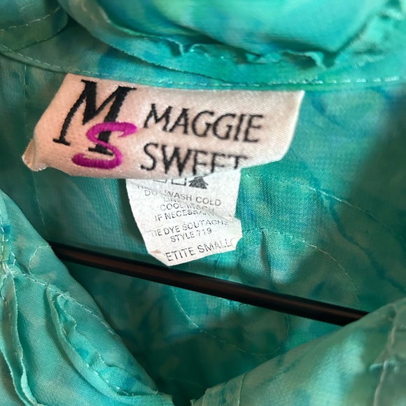 Turquoise button down - Picture 2 of 2